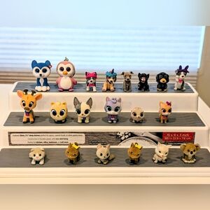 Huge Lot of 20 Pc Flocked Figures - Disney T.O.T.S. & Ty Mini Boos!